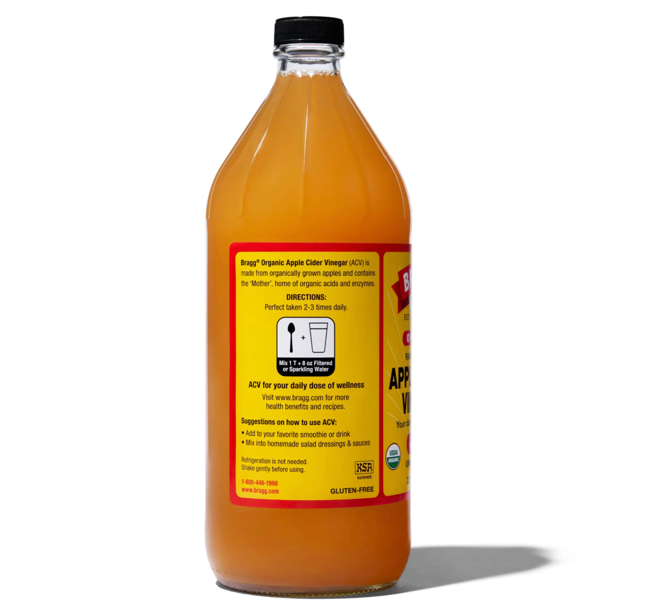 Bragg Apple Cider Vinegar Raw Unfiltered &Unpasteurized With Mother 32oz