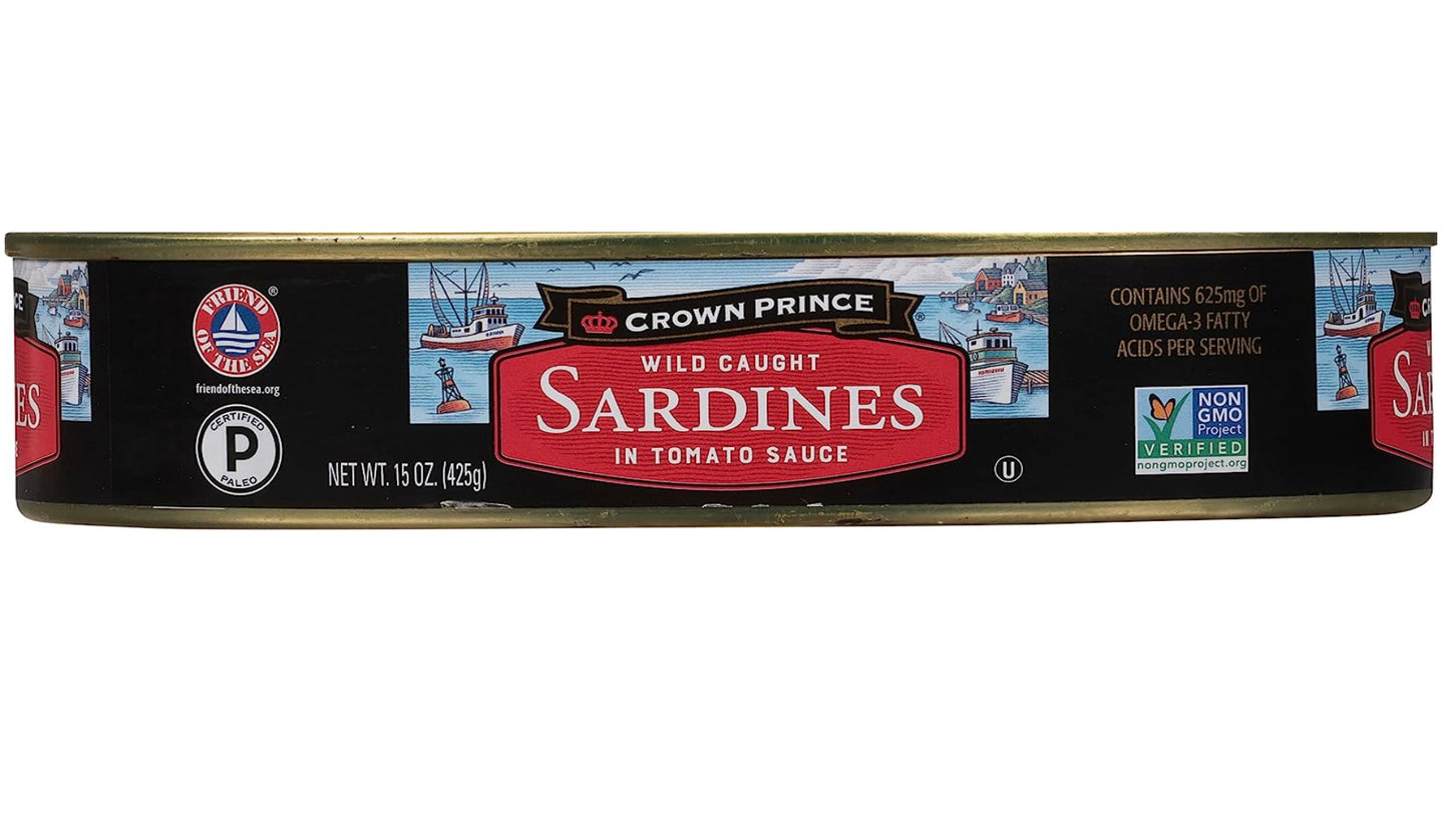 Crown Prince Sardines In Tomato Sauce 15oz