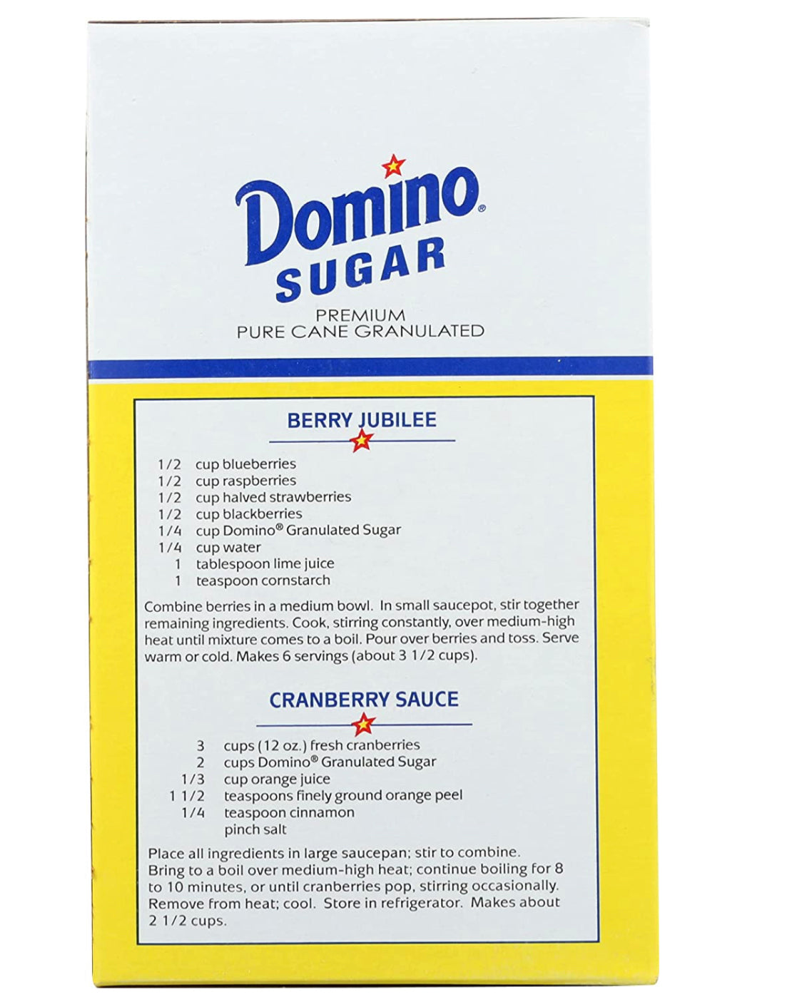 Domino Premium Pure Cane Granulated Sugar 2lb