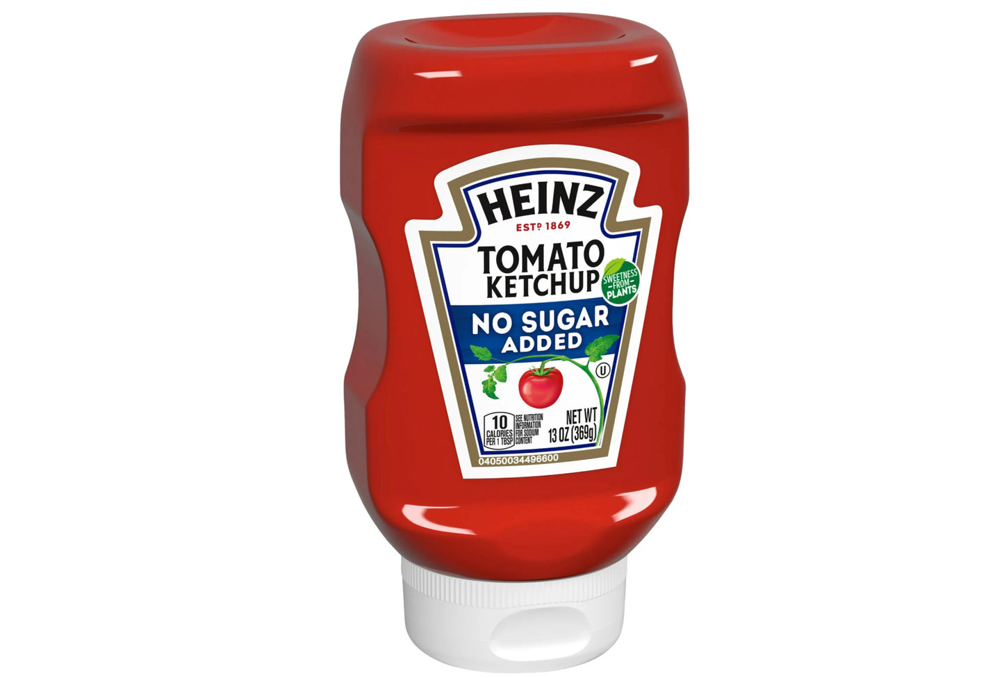 Heinz Tomato Ketchup With No Sugar Added 13oz
