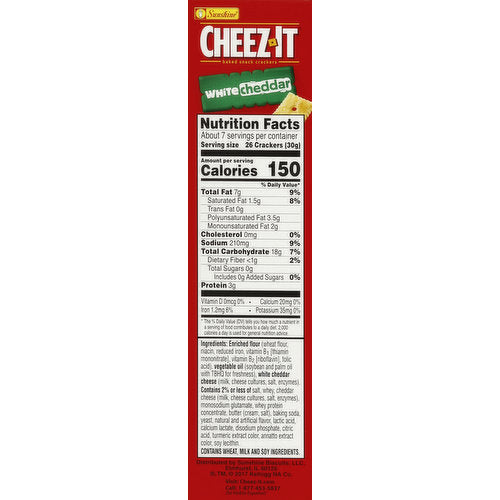 Cheez It White Cheddar 12.4oz