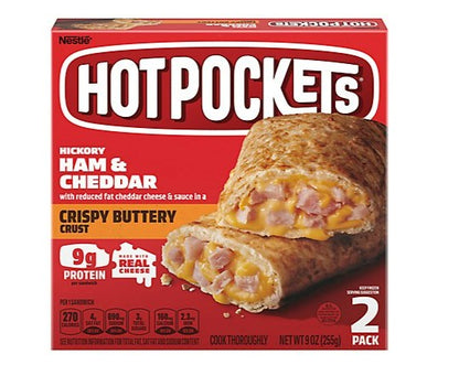 Hot Pockets Hickory Ham & Cheddar 2ct