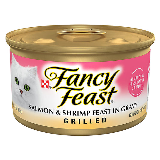 Fancy Feast Salmon & Shrimp In Gravy 3oz