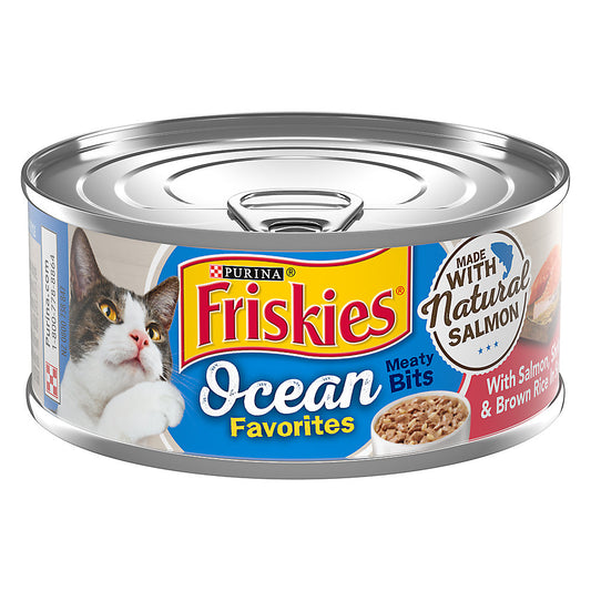 Friskies Salmon Shrimp & Brown Rice 5.5oz