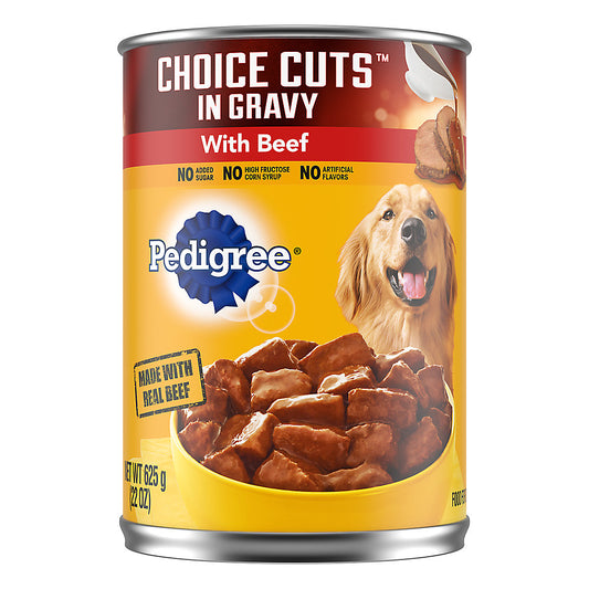 Pedigree Choice Cuts In Gravy Beef 22oz