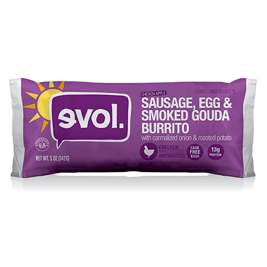 Evol. Sausage, Egg & Smoked Gouda Burrito 5oz