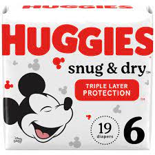 Huggies Snug & Dry Size 6 Diapers 19ct