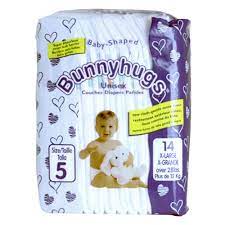 Bunnyhugs Size 4 Diapers 16ct