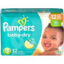 Pamper Size 3 Diapers 32ct