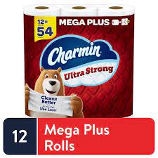 Charmin Ultra Strong Mega Plus 6 Rolls