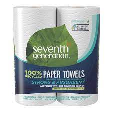 Seventh Generation Paper Towels 2 Rolls