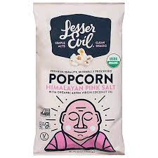 Lesser Evil Popcorn Himalayan Pink Salt