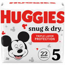 Huggies Snug & Dry Size 5 Diapers 22ct