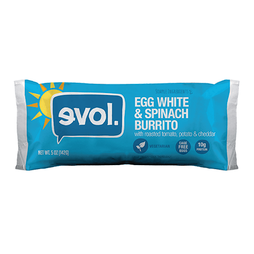 Evol. Egg White & Spinach Burrito 5oz