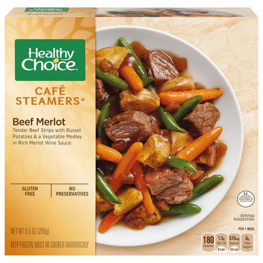 Healthy Choice Cafe Steamers Beef Merlot 9.5oz