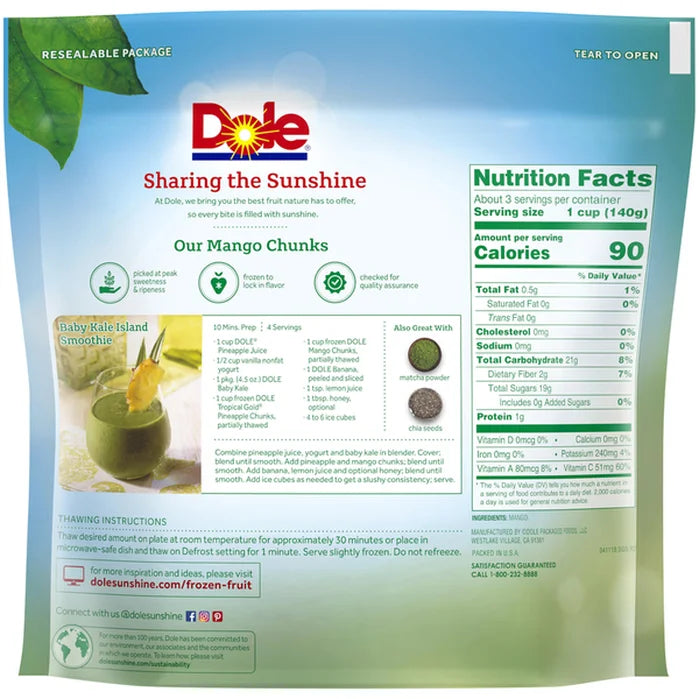 Dole Mango Chunks 16oz