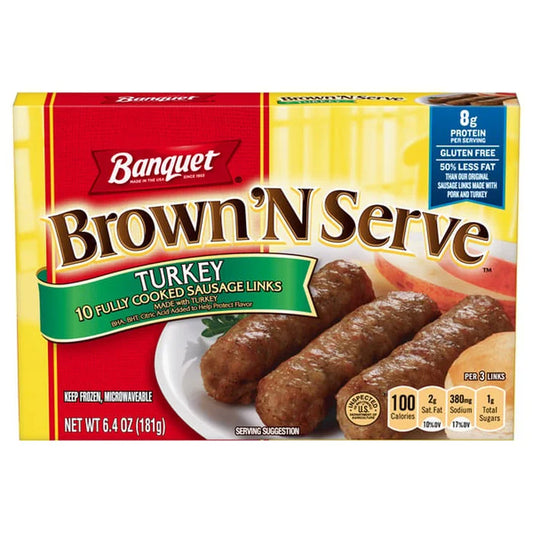 Banquet Brown 'N Serve Turkey 10ct