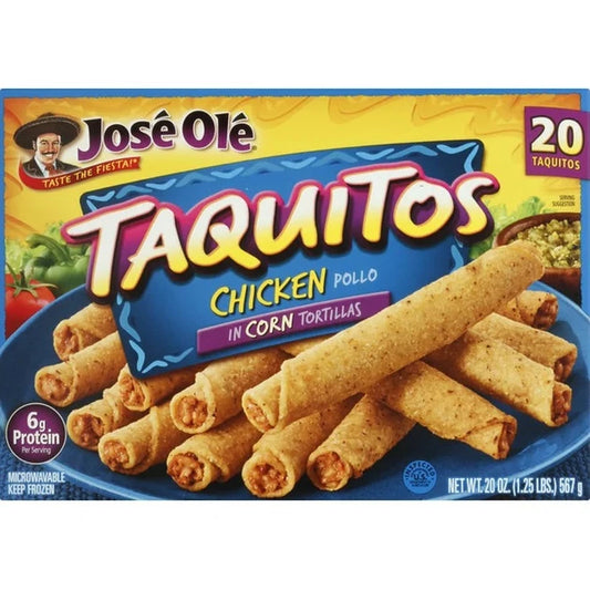 Jose Ole Taquitos Chicken 20ct