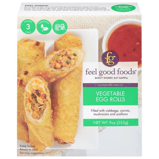 Feel Good Foods Vegetables Egg Rolls 9oz