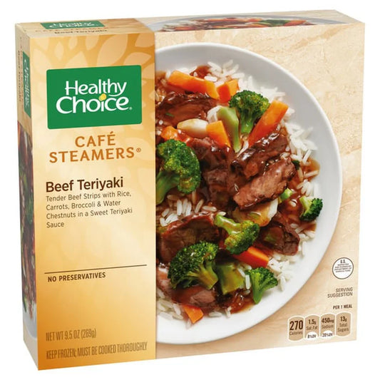 Healthy Choice Cafe Steamers Beef Teriyaki 9.5oz