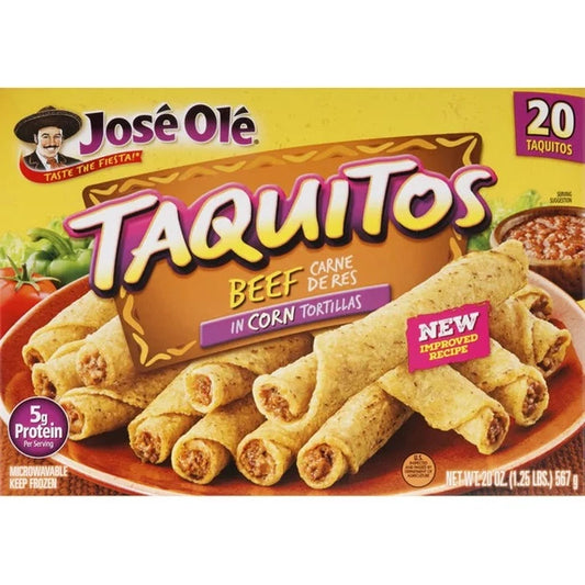 Jose Ole Taquitos Beef 20ct