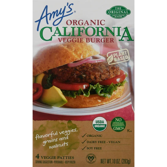 Amy's Organic California Veggie Burger 4ct