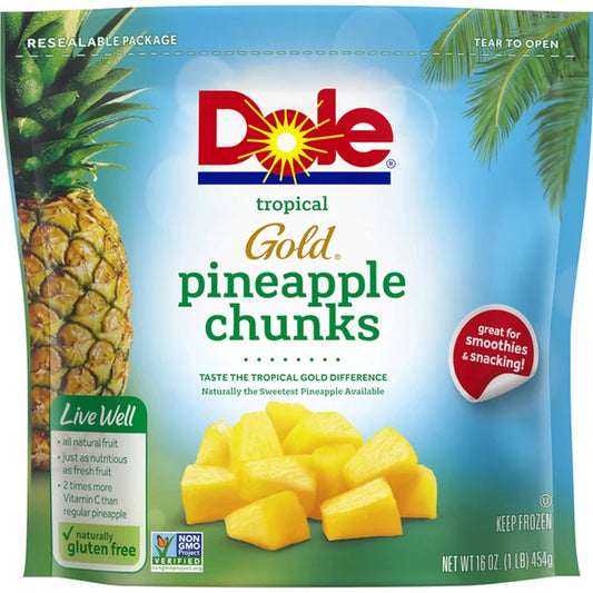 Dole Gold Pineapple Chunks 16oz