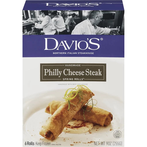 Davio'S Philly Cheese Steak Spring Rolls 6ct