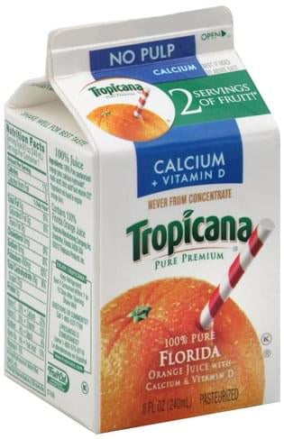 Tropicana Calcium Vitamin D 14oz