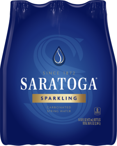 Saratoga Sparkling Water 16oz 6pk