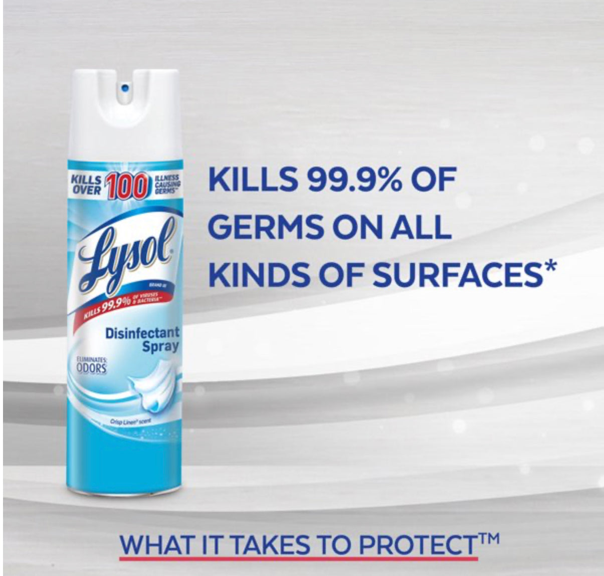 Lysol Disinfectant Spray Crisp Linen 12.5oz