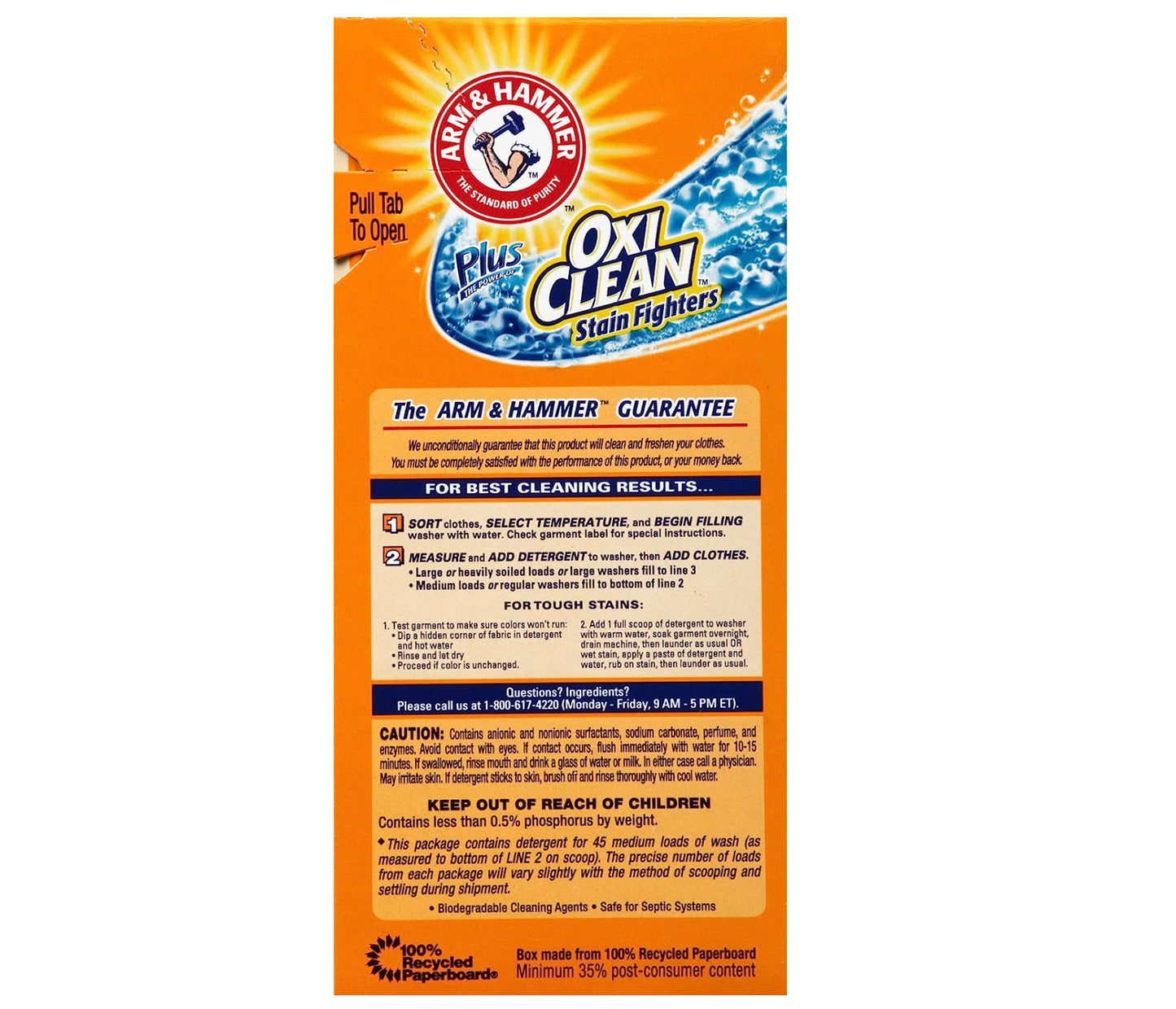 Arm & Hammer Plus Oxi Clean 3.47lb