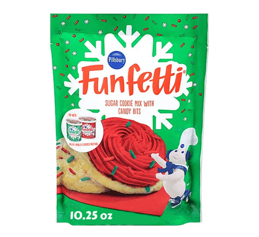 Pillsbury Funfetti Holiday Sugar Cookie Mix With Candy Bits 10.25oz