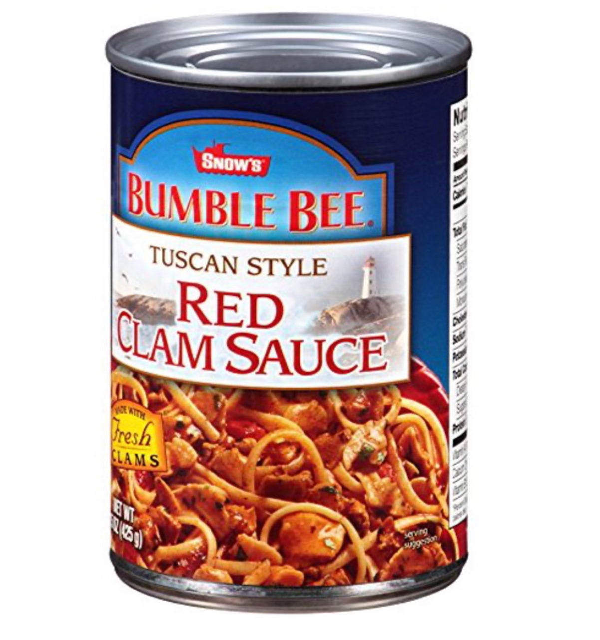 Bumble Bee Tuscan Style Red Clam Sauce 15oz