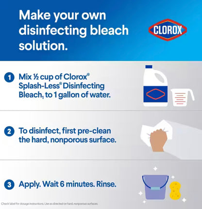 Clorox Disinfecting Bleach Concentrated Formula 43oz