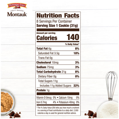 Pepperidge Farm Montauk Milk Chocolate cookies 8.6 oz