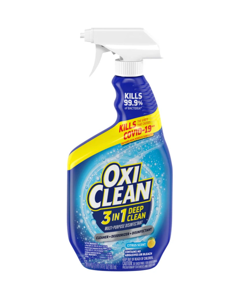 OxiClean 3 In 1 Deep Clean Multi Purpose Disinfectant Citrus Scent 30oz