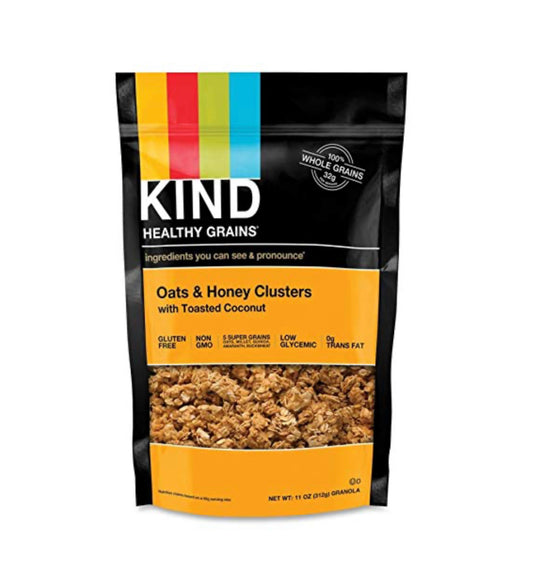 KIND Healthy Grains Oats & Honey Clusters With Toasted Coconut 11oz