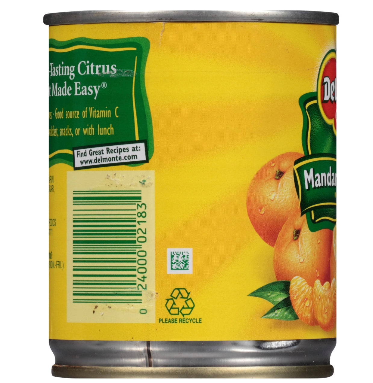 Del Monte Mandarin Oranges Light Syrup 8.25oz