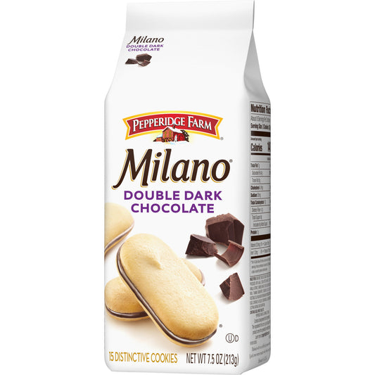 Pepperidge Farm Milano Double dark Chocolate 7.5 oz