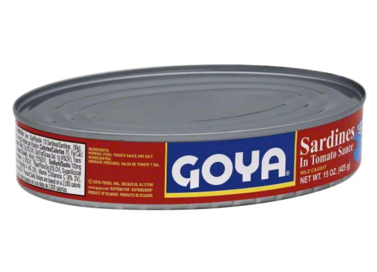 Goya Sardines In Tomato Sauce 15oz