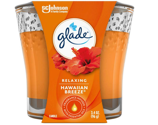 Glade Candle Jar Hawaiian Breeze, 3.4oz