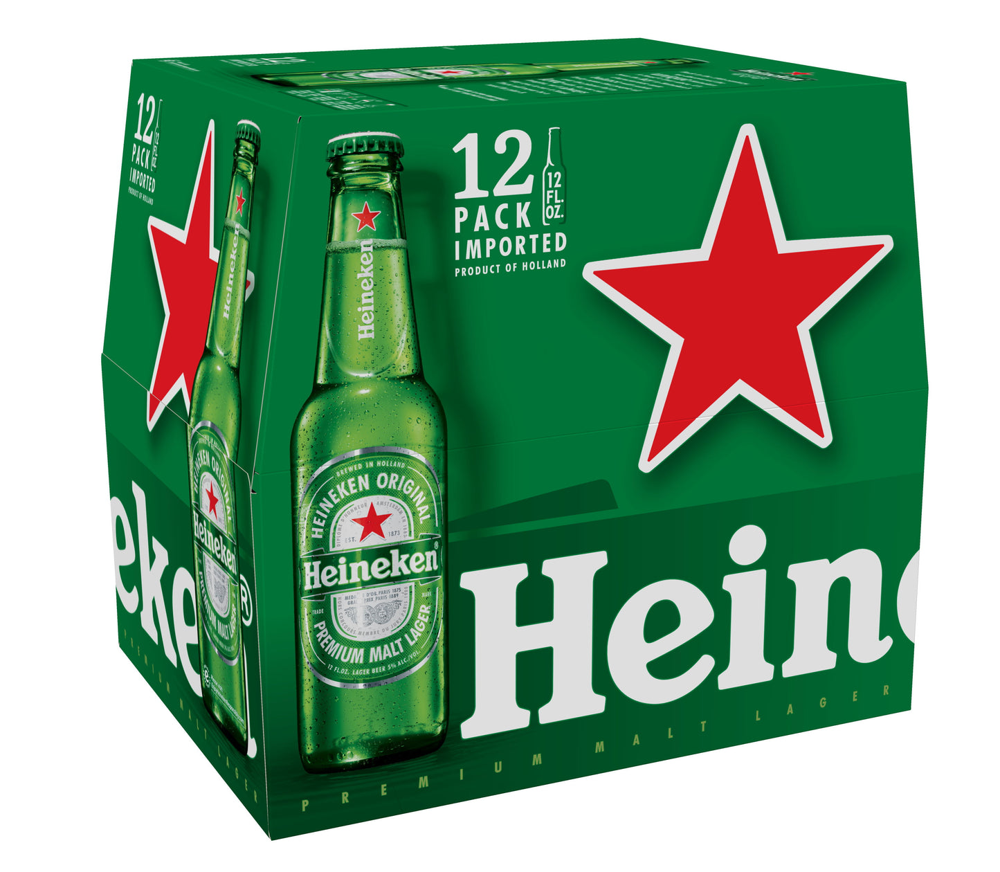 Heineken 5% abv