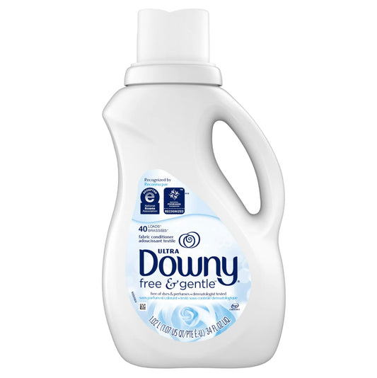 Downy Ultra Liquid Fabric Softener Free & Gentle 34oz