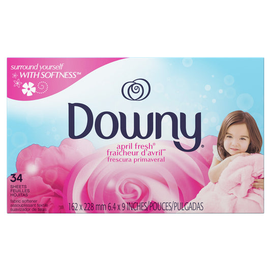 Downy Fabric Softener Sheets April Fresh 34ct