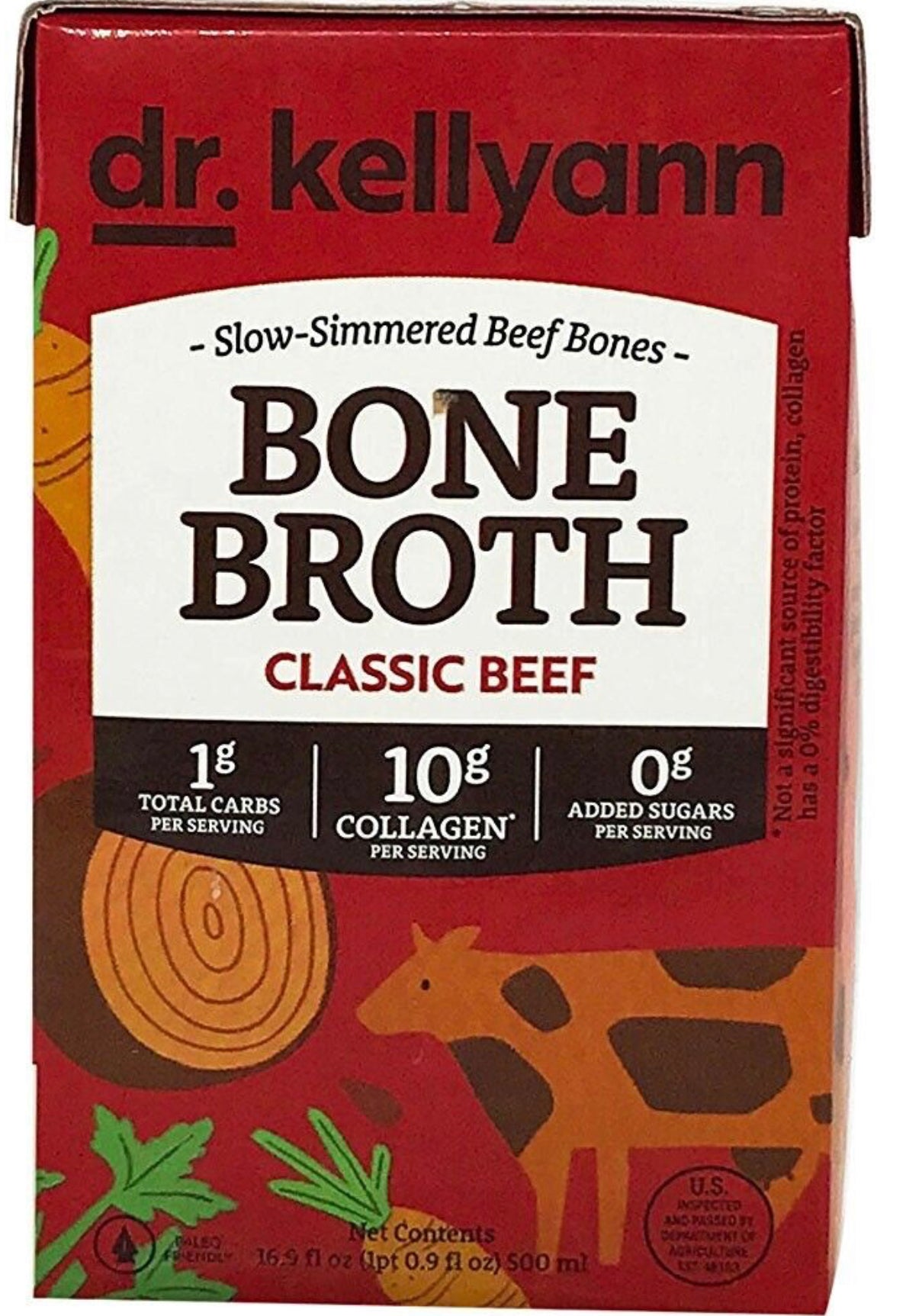 Dr. Kellyann Bone Broth Classic Beef 16.9oz