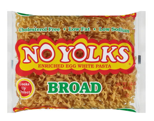 No Yolks Egg White Pasta Broad 12oz