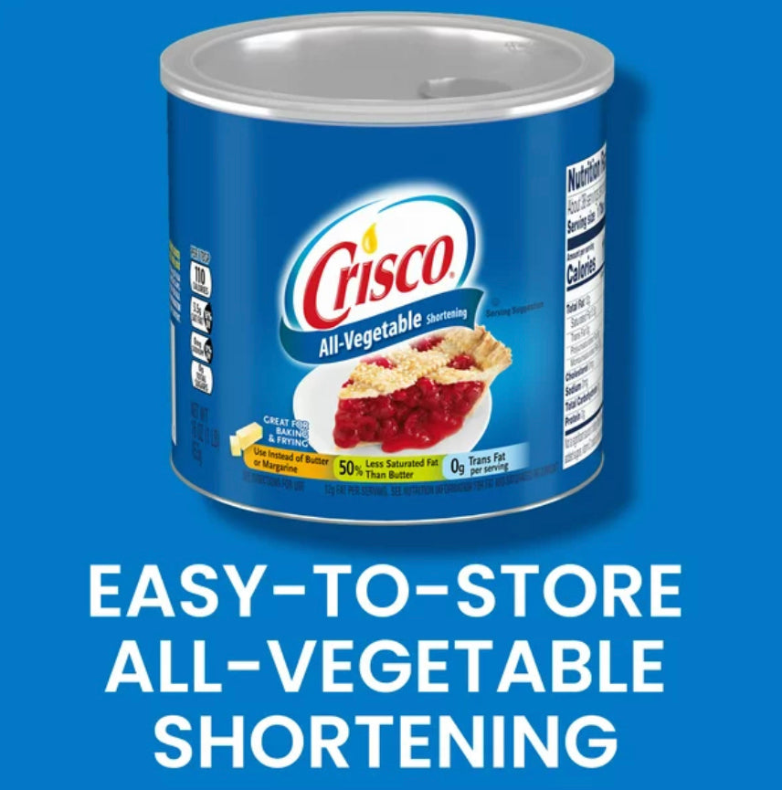 Crisco All Vegetable Shortening 16oz