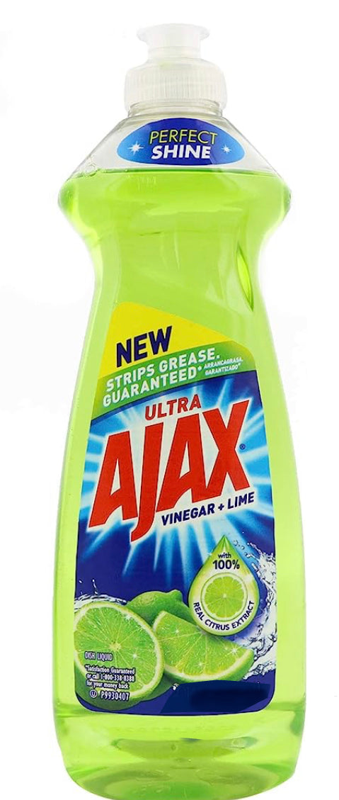 Ajax Ultra Dish Liquid Vinegar + Lime 12.4oz