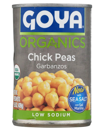 Goya Organic Chick Peas 15.5oz